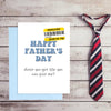 Funny Value Fathers Day Card with Reduced Sticker! Joke Humour Father's Day Card for Dad