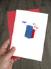 Lego Birthday Card - Funny Lego No cartoon! Anniversary / Valentines card for him / her