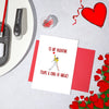 Funny Freddie Mercury Valentines Card - You're a Kind of Magic! - That Card Shop