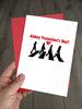 Funny Beatles Valentines Card - Abbey Valentine's Day! - That Card Shop
