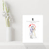 Bridgerton Valentine’s Day Card – Romantic A5 Greeting Card Inspired by Bridgerton TV Series