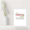 Stepdad Christmas Card funny - Cute Thank You Step-dad Xmas Card