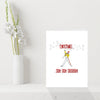 Funny Freddie Mercury Christmas Card - Bohemian Rhapsody Xmas Ooohh
