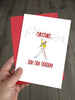 Funny Freddie Mercury Christmas Card - Bohemian Rhapsody Xmas Ooohh