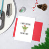 Funny Star Wars Christmas Card - Cute Yoda says "A Merry Christmas You Must Have"