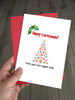 Funny Christmas Card from the Dog - From your four-legged child! Xmas card from cat / dog