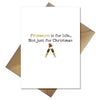 Prosecco Christmas Card - Funny Comedy Xmas Card for a Wine lover