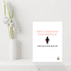 Funny Christmas Card from the Bump - pregnancy / expecting card for Mum or Dad at Xmas