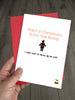 Funny Christmas Card from the Bump - pregnancy / expecting card for Mum or Dad at Xmas