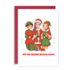 KPop Demon Hunters Christmas Card – Funny Anime Xmas Card for K-Pop Fans