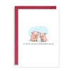Funny Christmas Card for Adults – “Pig in a Blanket” Dad Joke Xmas Card