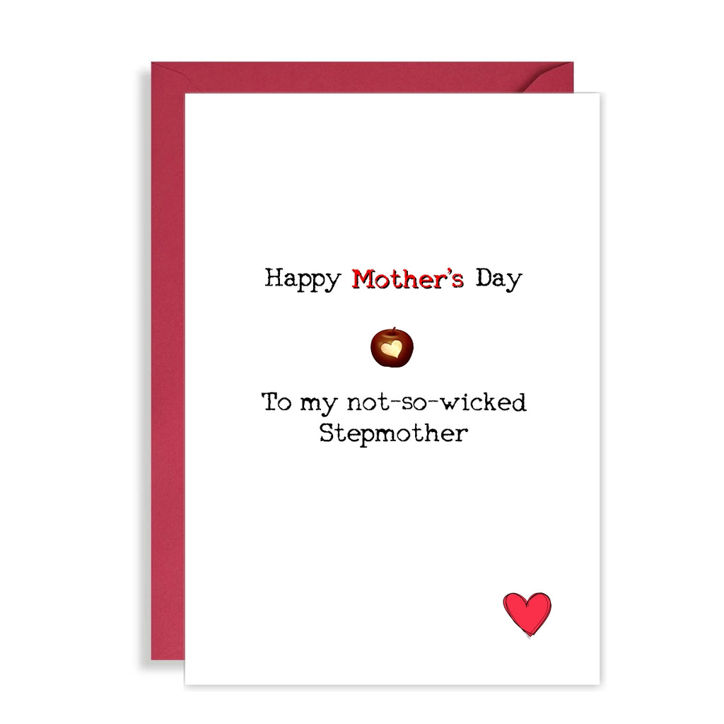 Funny Mothers Day Card - Not so wicked Step-mum!
