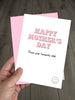Naughty Mothers Day Card - From your favourite child!