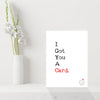 Hilariously Obvious Valentines Day Card - I Got You a Card!