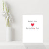 Rude Valentines Day Card - You're a TW@!