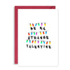 Funny Stranger Things Valentines Day Card - Be My Strange Valentine