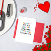 Funny Stranger Things Valentines Day Card - Be My Strange Valentine