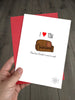 Big Bang Theory Valentines Day Card - I Love You > Sheldon Loves His Spot