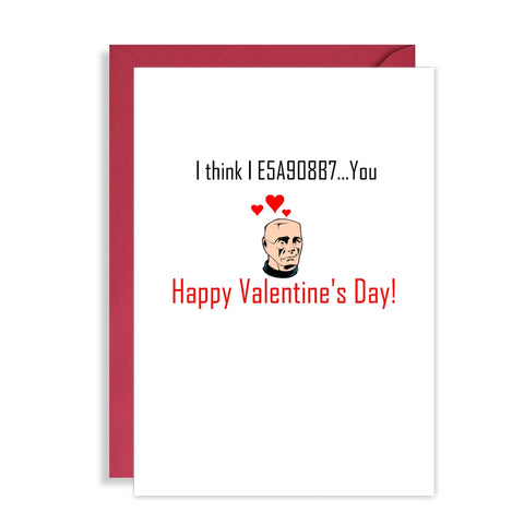 Red Dwarf Valentines Day Card - Kryten thinks he's in love