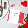Rude Valentines Day Card - You are my favourite Girlfriend!