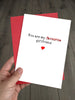 Rude Valentines Day Card - You are my favourite Girlfriend!