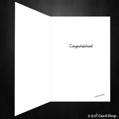 Rude New Baby Card - Shit Just Got Real! - That Card Shop