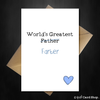 Funny Birthday Card for Dad - World's Greatest Father / Farter - That Card Shop