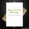 Funny Bad Grammar Birthday Card - It's You're Birthday! - That Card Shop