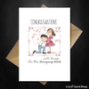 Funny Pregnancy Card - Congratulations on the cute bump! - That Card Shop