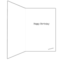 Funny Birthday Card - Once upon a time there was an old person - That Card Shop