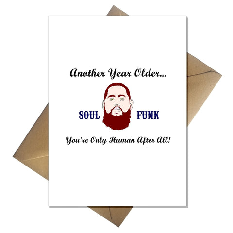 Rag 'n' Bone Man Birthday Card - You're only human!