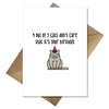 Funny Grumpy Cat Birthday Card - 4 out of 5 Cats don't care