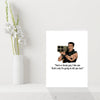 Arnie Birthday Card - Funny Arnold Schwarzenegger Commando Movie Themed Cards for him / her