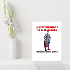 Funny Homelander Birthday Card - The Boys new series cards