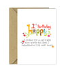 Funny Children's 1st Birthday Card - You Can't Read!