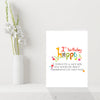 Funny Children's 1st Birthday Card - You Can't Read!