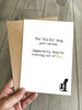 "The old git shop just called..." Funny Birthday Card
