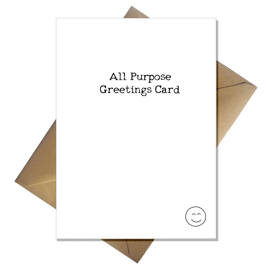 Value All Purpose Birthday Card - Funny cheap Greetings Card For ANY occasion