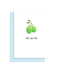 Cute Fathers Day Card - Olive you Dad