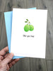 Cute Fathers Day Card - Olive you Dad