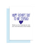 Funny Fathers Day Card for your Step Dad - Thank You Stepdad - Sweet Cards for step-father