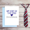 Funny Fathers Day Card for your Step Dad - Thank You Stepdad - Sweet Cards for step-father