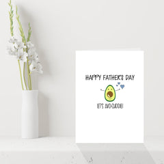Funny Cute Fathers Day Card - Let's Avo Cuddle