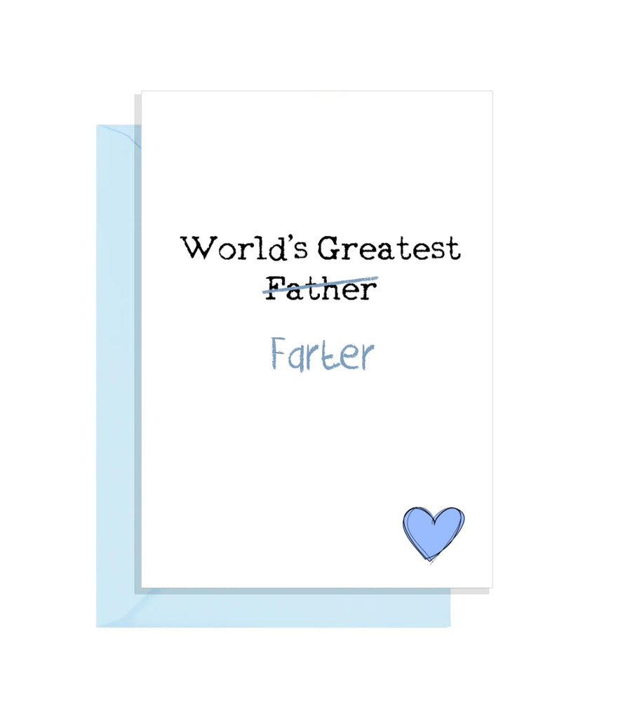 Funny Fathers Day Card - World's Greatest Farter