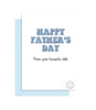 Naughty Fathers Day Card - From your favourite child!