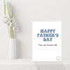 Naughty Fathers Day Card - From your favourite child!