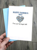 Funny Fathers Day Card from the Cat / Dog - From your four-legged child!