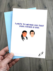 Red Dwarf Fathers Day Card - Your Father's Dad Rimmer!