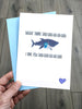 Funny Daddy Shark Fathers Day Card - from the Baby Shark song!