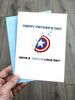 Funny Marvel Fathers Day Card - Have a Marvel-lous day! with Captain America